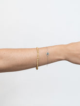 Load image into Gallery viewer, Vintage x Gold Circle Rhinestone Bracelet