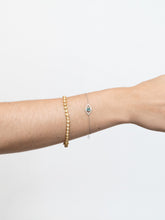 Load image into Gallery viewer, Vintage x Gold Circle Rhinestone Bracelet
