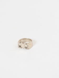 Vintage x 925 SILVER 'Mom' Ring