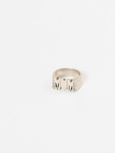 Vintage x 925 SILVER 'Mom' Ring