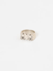 Vintage x 925 SILVER 'Mom' Ring