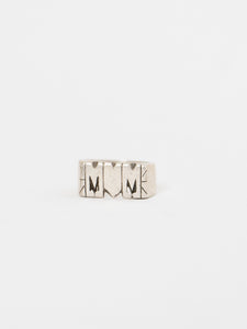 Vintage x 925 SILVER 'Mom' Ring