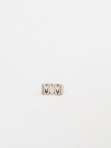 Vintage x 925 SILVER 'Mom' Ring