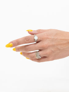 Irridescent Pearl x 925 SILVER Ring