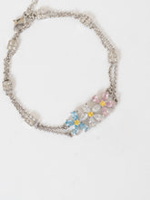 Load image into Gallery viewer, Vintage x Silver Chain Daisy Bracelet