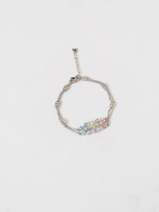Vintage x Silver Chain Daisy Bracelet