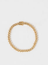 Load image into Gallery viewer, Vintage x Gold Circle Rhinestone Bracelet