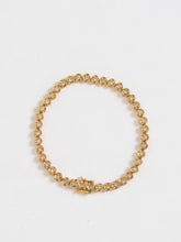 Load image into Gallery viewer, Vintage x Gold Circle Rhinestone Bracelet