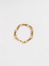 Load image into Gallery viewer, Vintage x Gold Plated Thick Figaro Gold Chain Bracelet