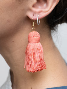Made in Mexico x Coral Fringe Earring