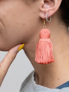 Made in Mexico x Coral Fringe Earring