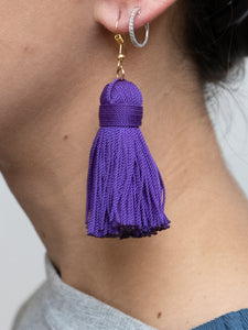 Made in Mexico x Purple Fringe Earring
