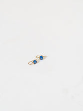 Load image into Gallery viewer, Vintage x Gold Royal Blue Gem Earrings