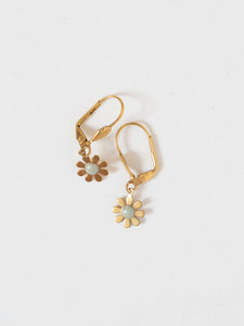 Vintage x Gold Plated Daisy Drop Earrings