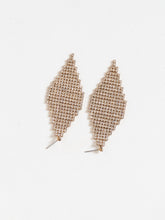 Load image into Gallery viewer, Vintage x Gold Mini Rhinestone Diamond Earrings