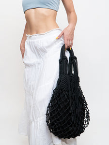 Vintage x White Tiered Maxi Skirt (M-XL)