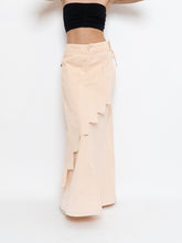 Load image into Gallery viewer, Vintage x Panelled Nude Maxi Skirt (XS, S)