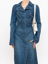 Load image into Gallery viewer, Vintage x Made in USA x BABY PHAT Denim Dress (M)