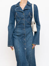 Load image into Gallery viewer, Vintage x Made in USA x BABY PHAT Denim Dress (M)