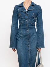 Load image into Gallery viewer, Vintage x Made in USA x BABY PHAT Denim Dress (M)