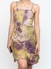 Load image into Gallery viewer, Modern  x Green And Purple Textured Dress (XS, S)