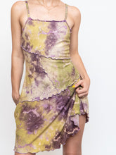 Load image into Gallery viewer, Modern  x Green And Purple Textured Dress (XS, S)