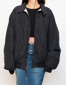 Vintage x Made in Hong Kong x Black Weather Proof Windbreaker (XS-XL)