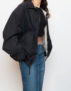 Vintage x Made in Hong Kong x Black Weather Proof Windbreaker (XS-XL)