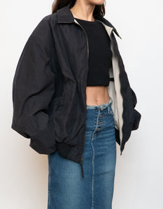 Vintage x Made in Hong Kong x Black Weather Proof Windbreaker (XS-XL)