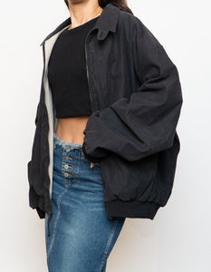 Vintage x Made in Hong Kong x Black Weather Proof Windbreaker (XS-XL)