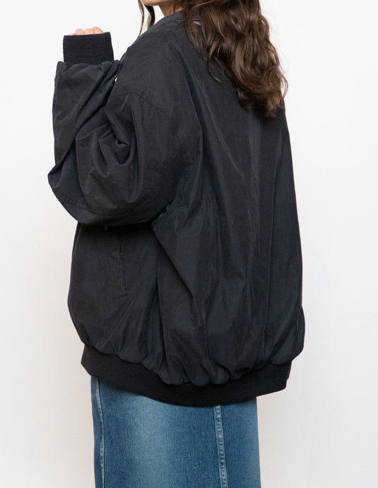 Vintage x Made in Hong Kong x Black Weather Proof Windbreaker (XS-XL)