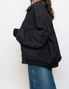 Vintage x Made in Hong Kong x Black Weather Proof Windbreaker (XS-XL)