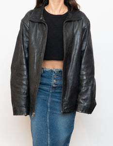 Vintage x GAP Genuine Leather Faded Jacket (XS-M)
