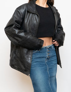 Vintage x GAP Genuine Leather Faded Jacket (XS-M)