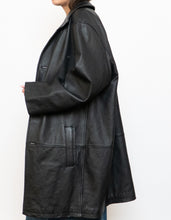 Load image into Gallery viewer, Vintage x DANIER Black Leather Long Trench (S-L)
