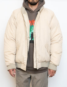 Vintage x EDDIE BAUER Goosedown Cream Puffer Jacket (L, XL)