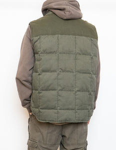 Vintage x EDDIE BAUER Green Down Puffer Vest (L, XL)