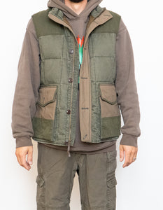 Vintage x EDDIE BAUER Green Down Puffer Vest (L, XL)