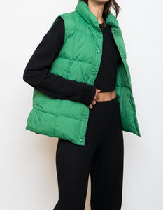 Vintage x Green Light Down Puffer Vest (XS-M)