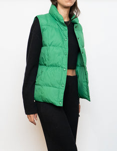 Vintage x Green Light Down Puffer Vest (XS-M)