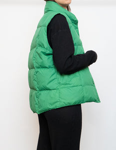 Vintage x Green Light Down Puffer Vest (XS-M)