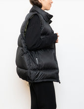 Load image into Gallery viewer, Vintage x ADIDAS Black, Army Green-lined Down Puffer Vest (S-L)