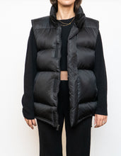 Load image into Gallery viewer, Vintage x ADIDAS Black, Army Green-lined Down Puffer Vest (S-L)