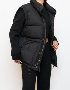 Vintage x RALPH LAUREN Down Black Puffer Vest (M, L)