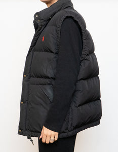 Vintage x RALPH LAUREN Down Black Puffer Vest (M, L)