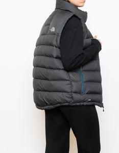 NORTH FACE x Grey, Blue 700 Series Down Puffer Vest (S, M)
