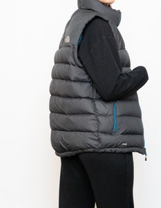 NORTH FACE x Grey, Blue 700 Series Down Puffer Vest (S, M)