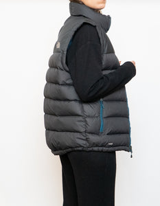 NORTH FACE x Grey, Blue 700 Series Down Puffer Vest (S, M)