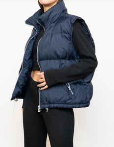 Vintage x Made in Korea x Navy Down Puffer Vest (S-L)