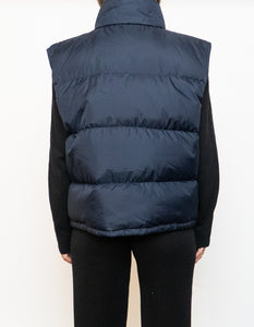 Vintage x Made in Korea x Navy Down Puffer Vest (S-L)
